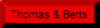 See our on-line catalog of Thomas and Betts products
